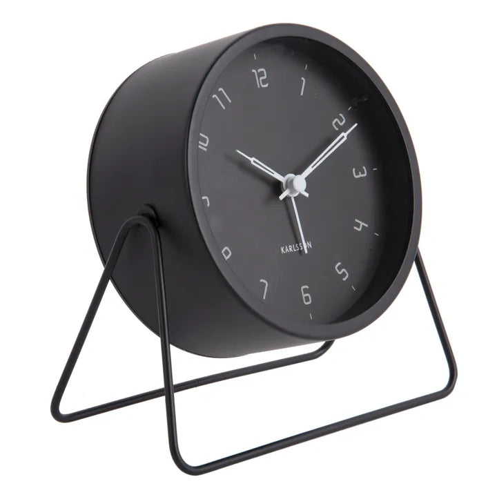 Karlsson - Alarm Clock Stark Black