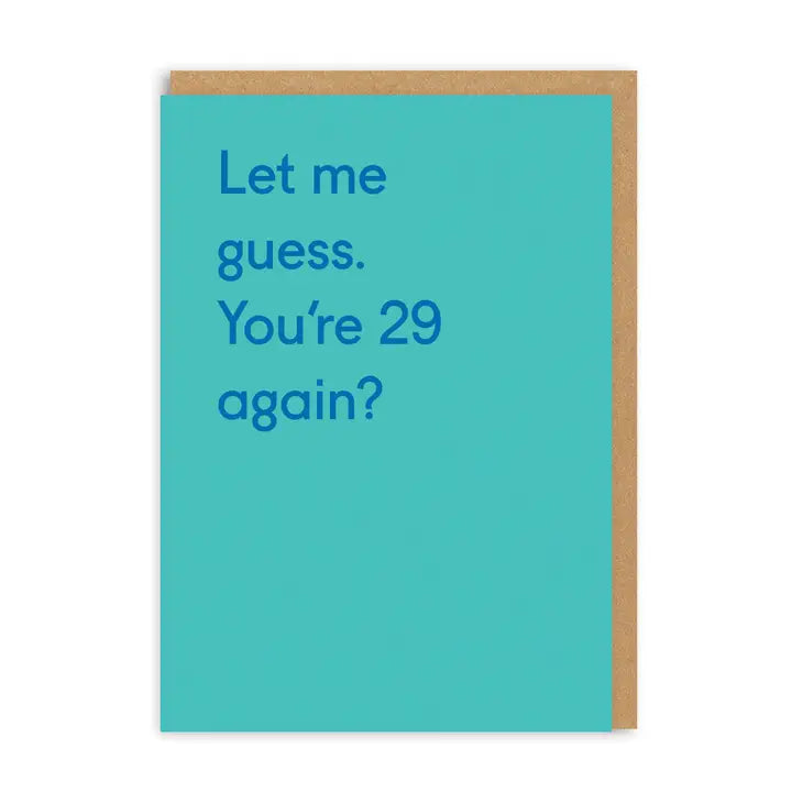 Ohh Deer: 29 Again Card