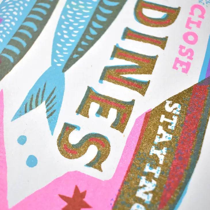 Sardines - A4 Riso Print