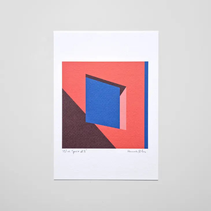 Hannah Parkes Art - Blue Space #3