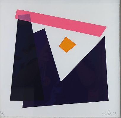 Luke Reidy #5 (S Purple/Orange/Pink) - Unframed