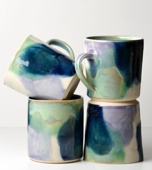 Dylan Jordan Ceramics - Wildflower Mug (handle)