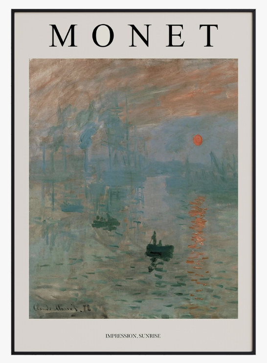 Claude Monet - Impression, Sunrise
