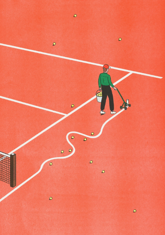 Poster - Simon Bailly - Roland-Garros