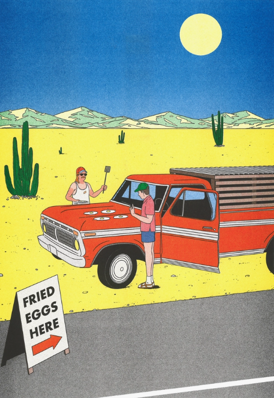 Simon Bailly Poster - If You Don't Have Stove, Use a Pickup