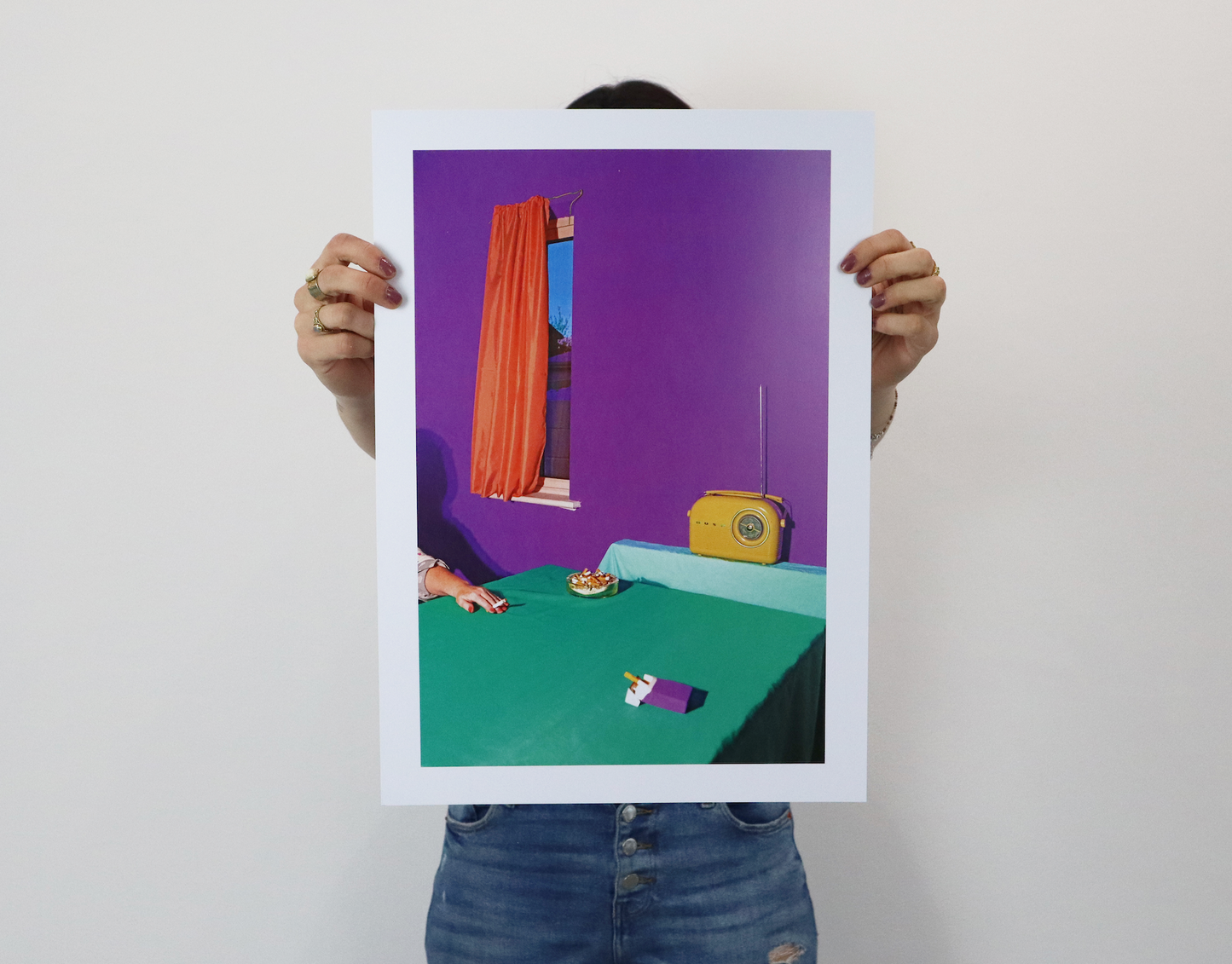 Enda Burke “Blue Hour Cigarette” - Unframed