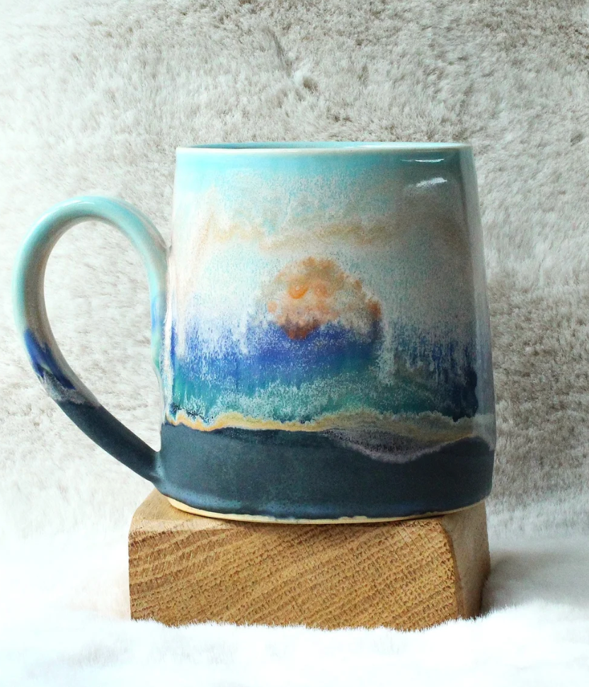 Gillybean Pottery - Good morning tall mug