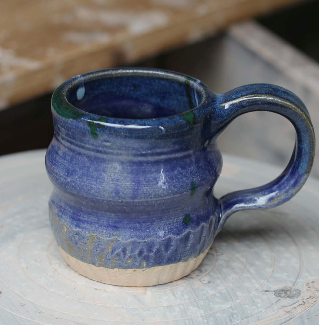 Barrow Arts - Small Blue Mug (with handle)