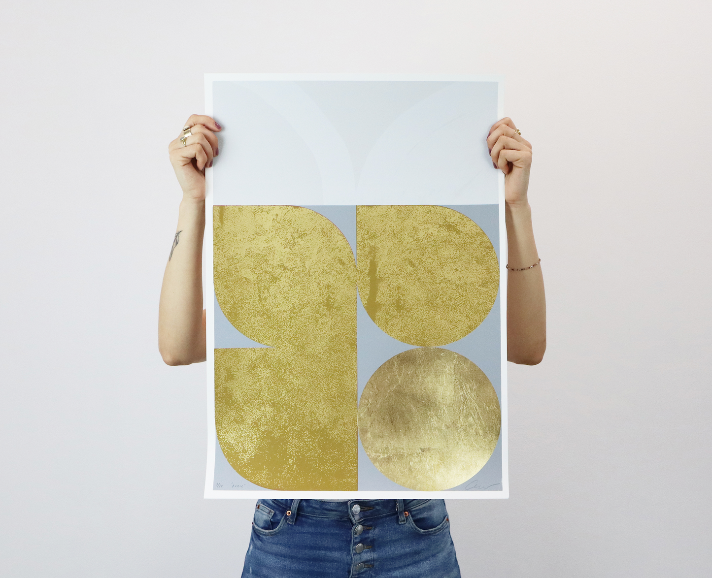 '‘Auric'' 18ct Gold Gilded - Alastair Keady - Unframed