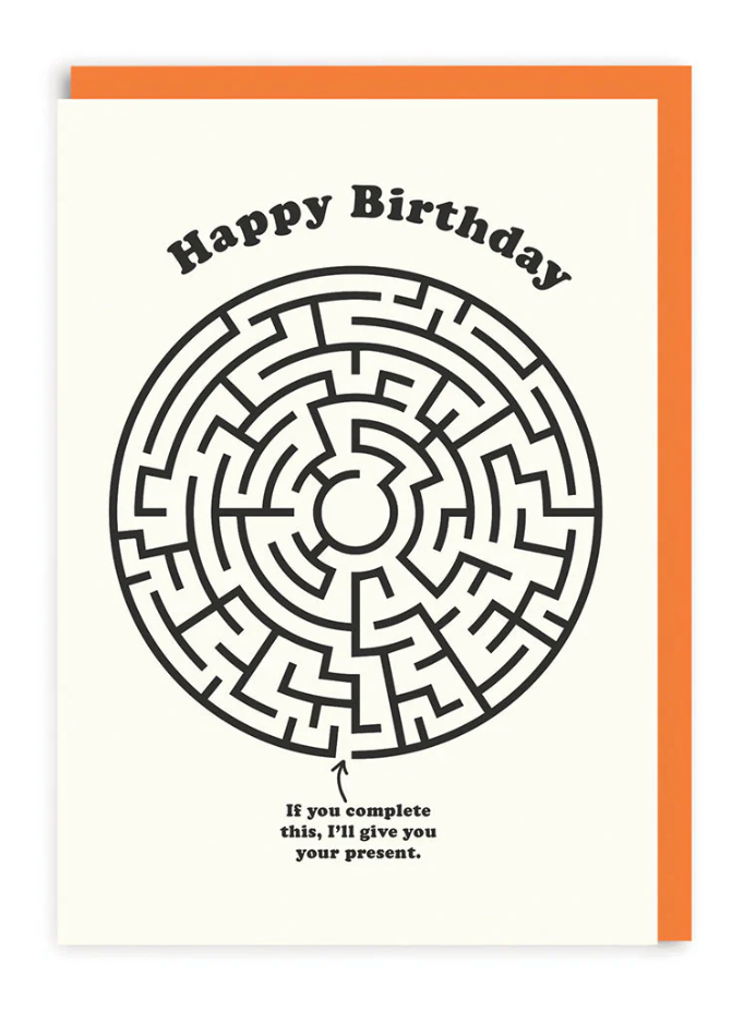 Ohh Deer: Happy Birthday Maze Card