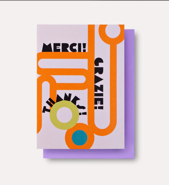 Completist Card Thank you Merci