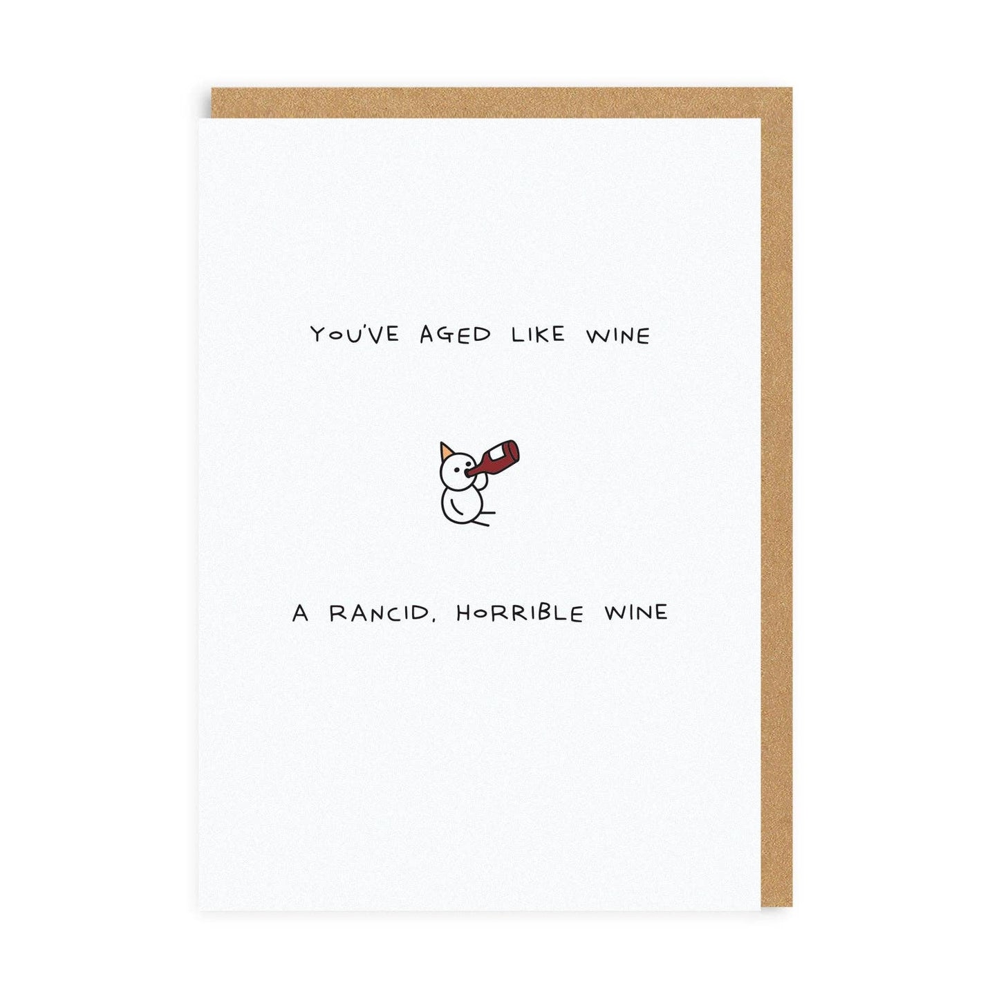 OHH DEER Card: You've Aged Like Wine