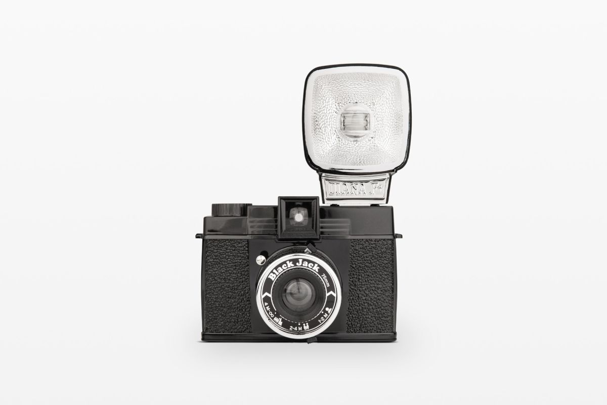 Diana F+ Camera & Flash Black Jack