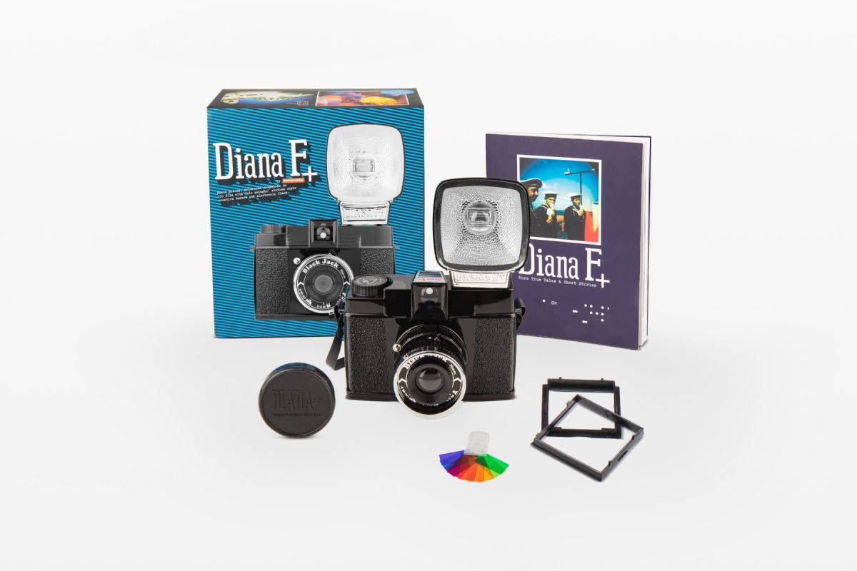 Diana F+ Camera & Flash Black Jack