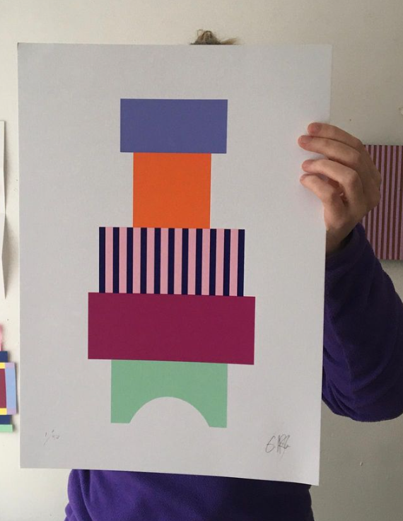 Gráinne Nagle - hand pulled screen print 1