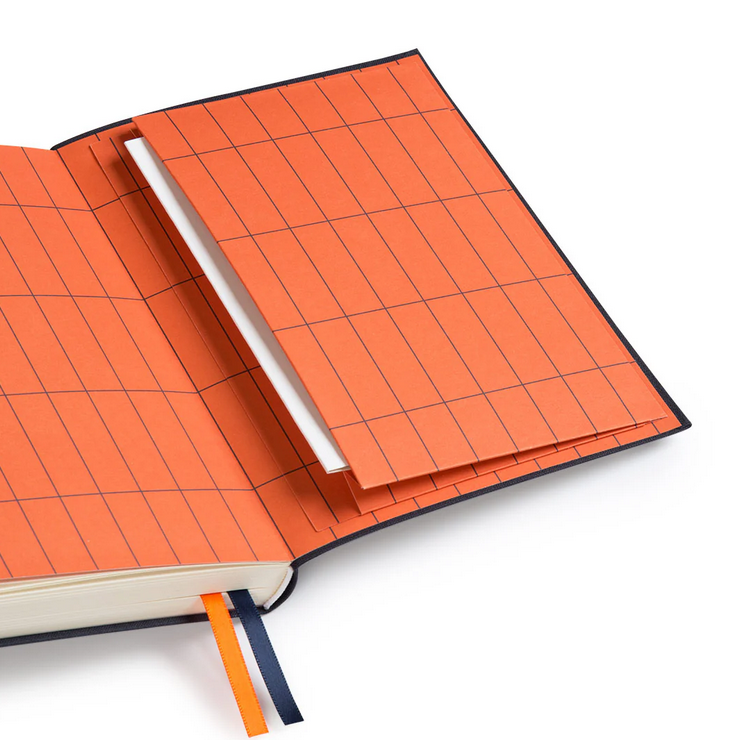 Ohh Deer: Off Black Fabric Daily Planner (B6)