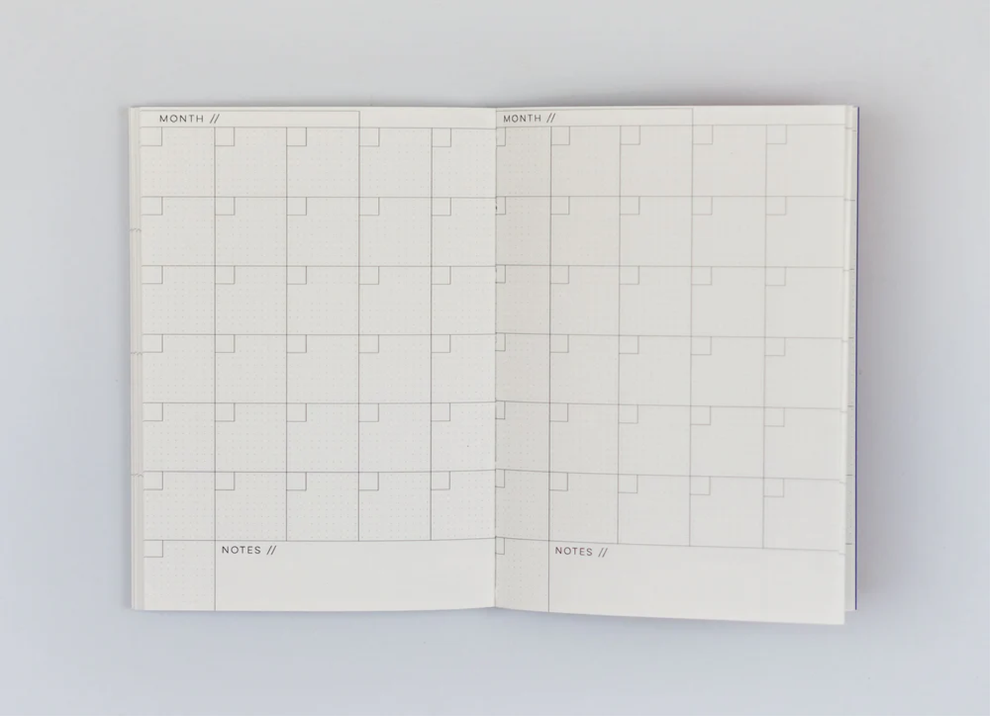 Completist: Undated Weekly Planner Brush Check No.2 Pocket
