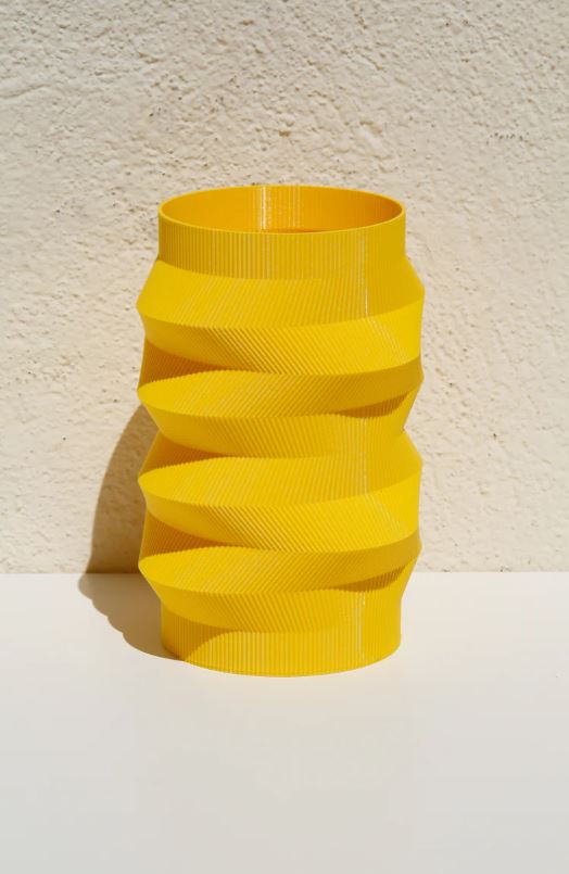 Marius Soliflora Vase Yellow