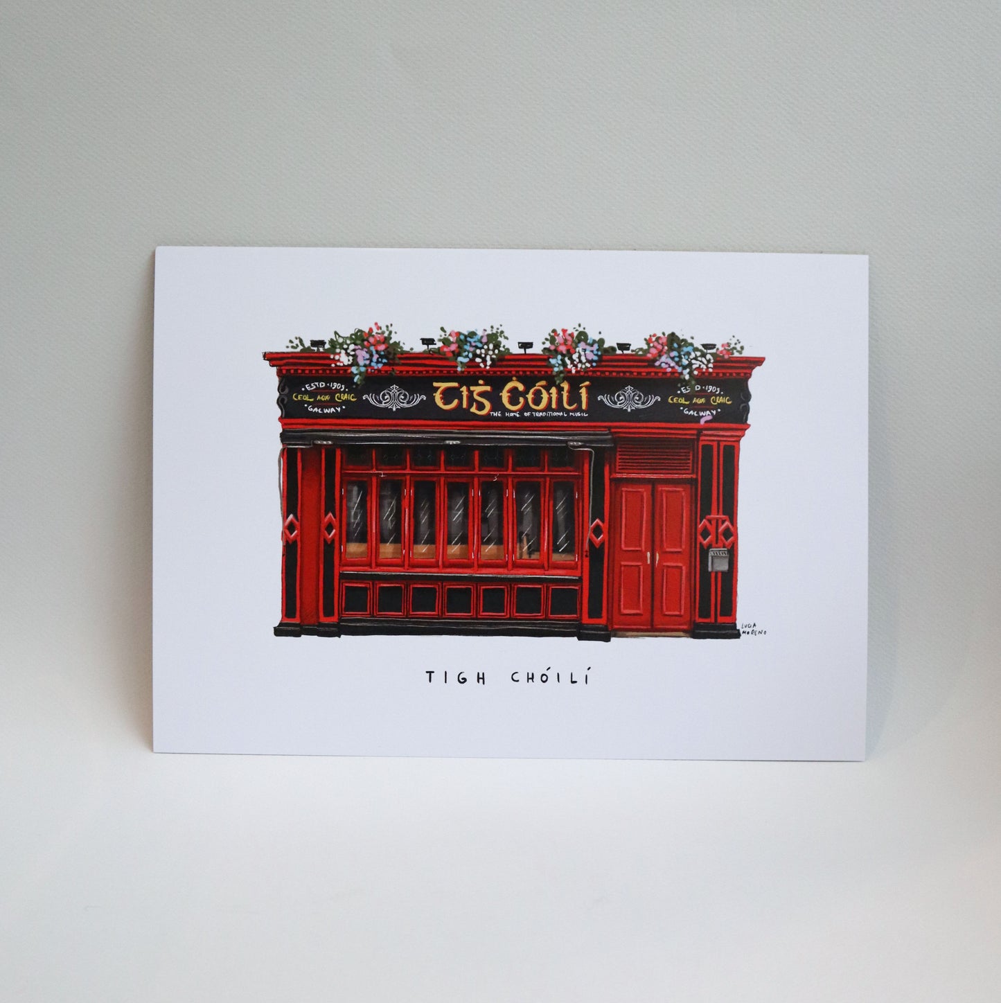 Tigh Chóilí Print: Lucia Moreno Illustration