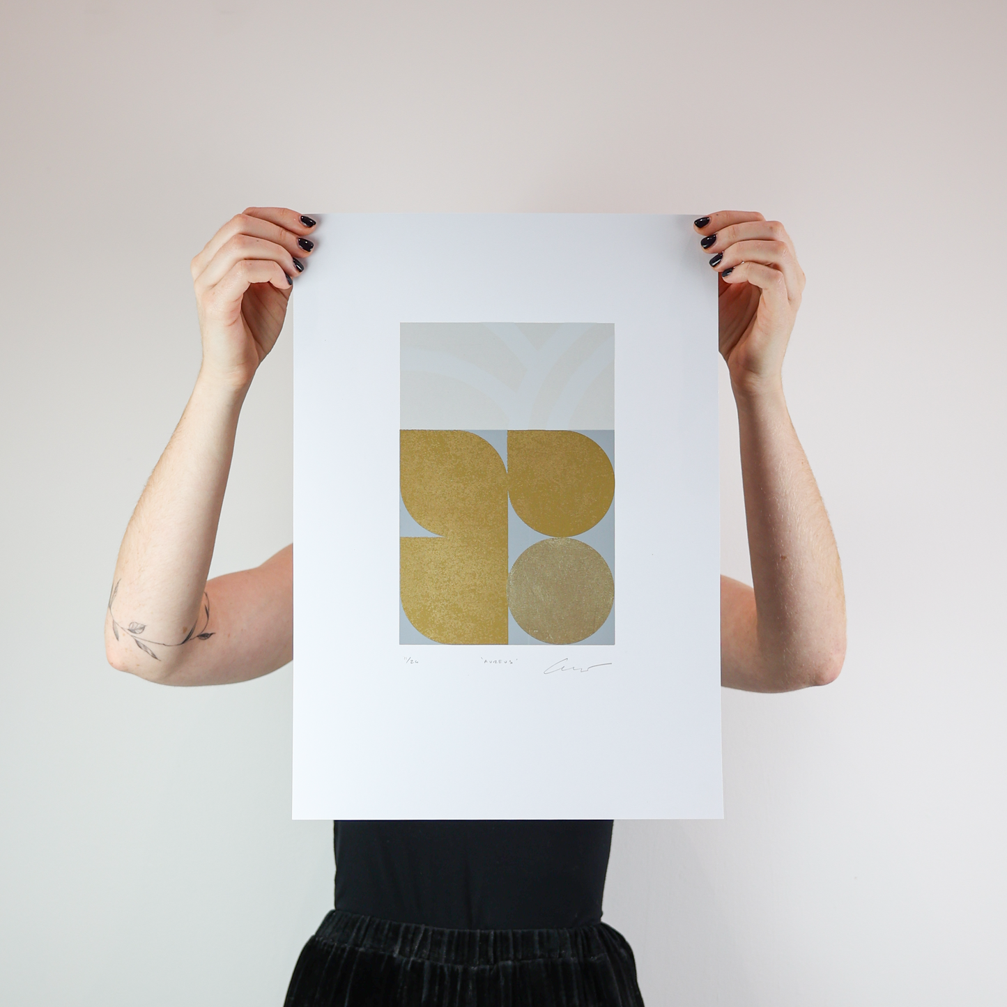 ''Aureus'' 18ct Gold Gilded - Alastair Keady - Unframed