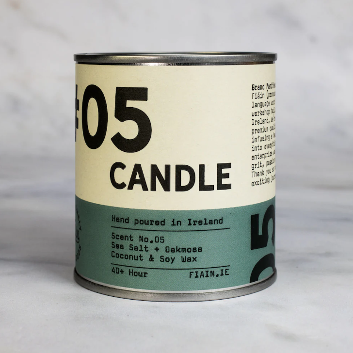 Fiáin Candle 05 | Sea Salt + Oakmoss