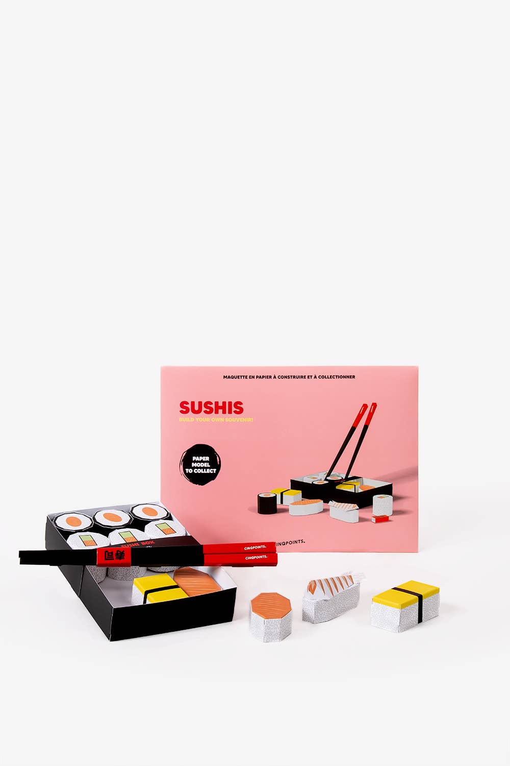 Sushis Christmas Gift 3D Paper Craft to build