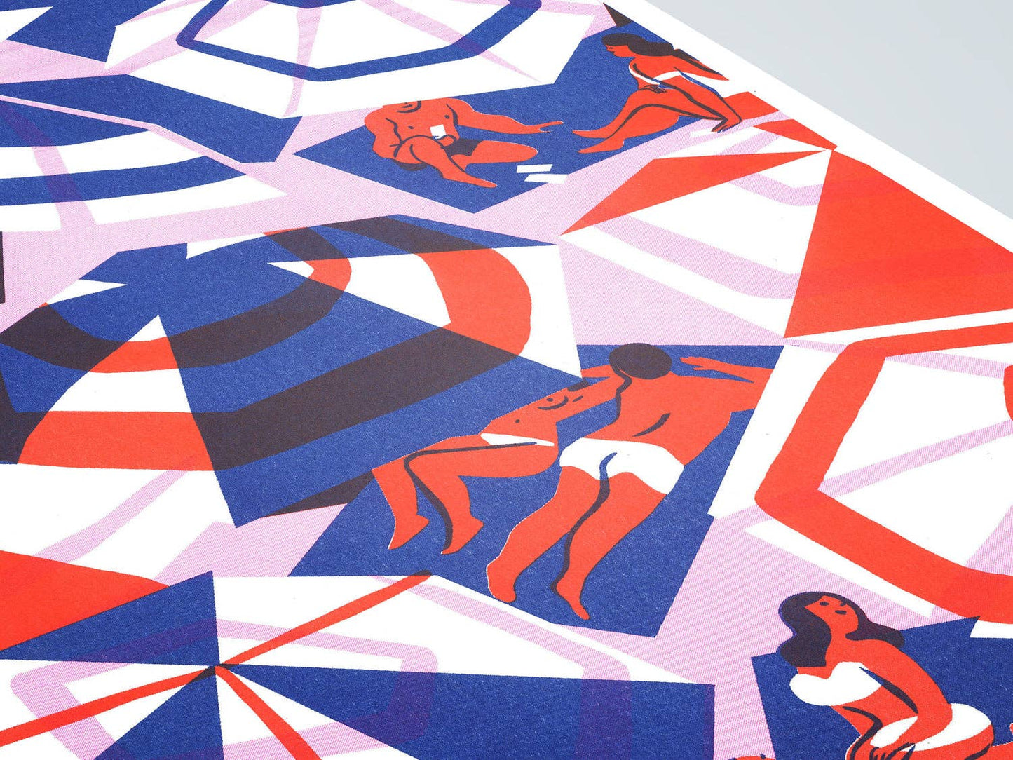 A3 poster - Virginie Morgand - Beach (pink version)