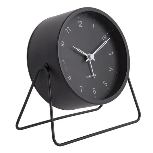 Karlsson -  Alarm Clock Stark Black