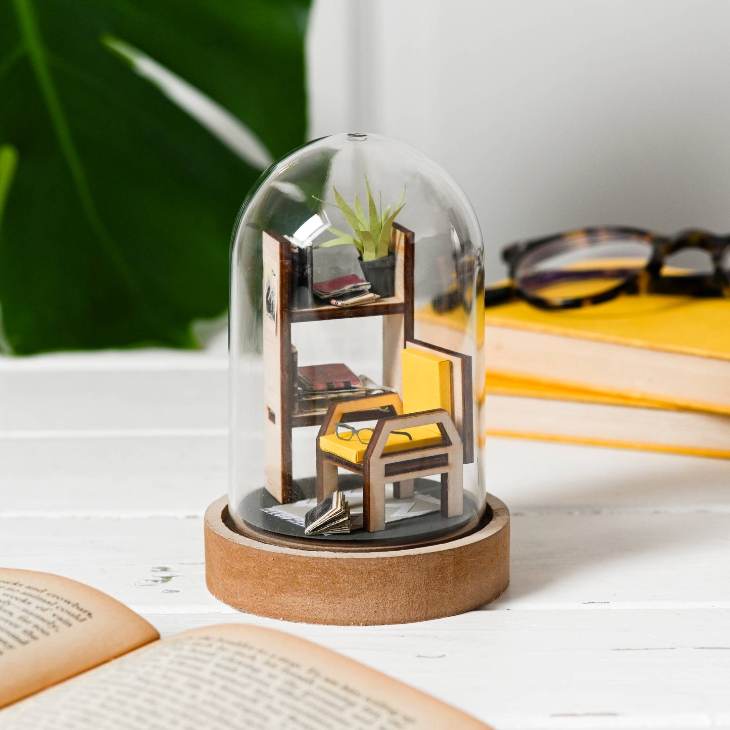 DIY library paper craft kit, adult craft kit