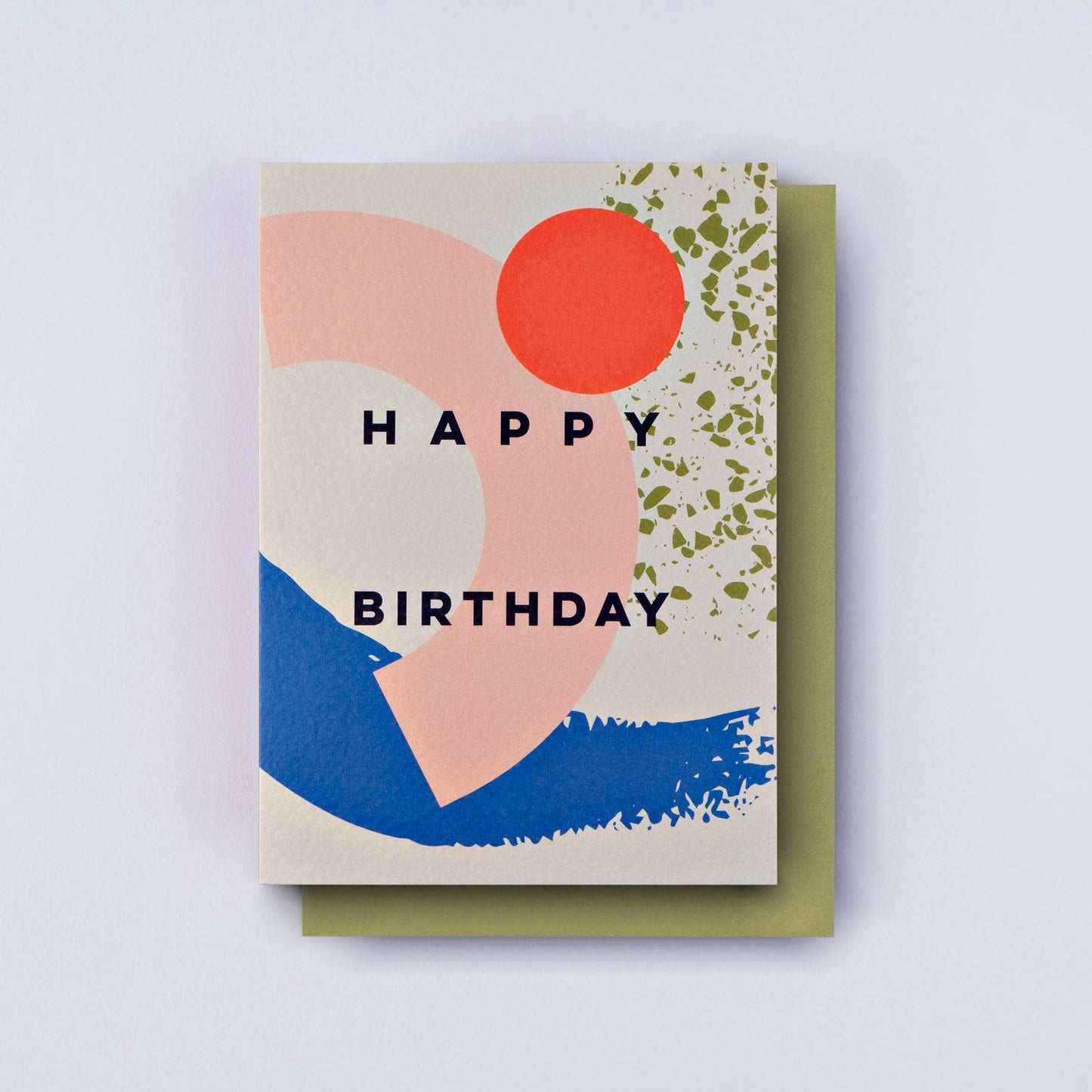 Completist Card - Memphis Brush ''Happy Birthday''