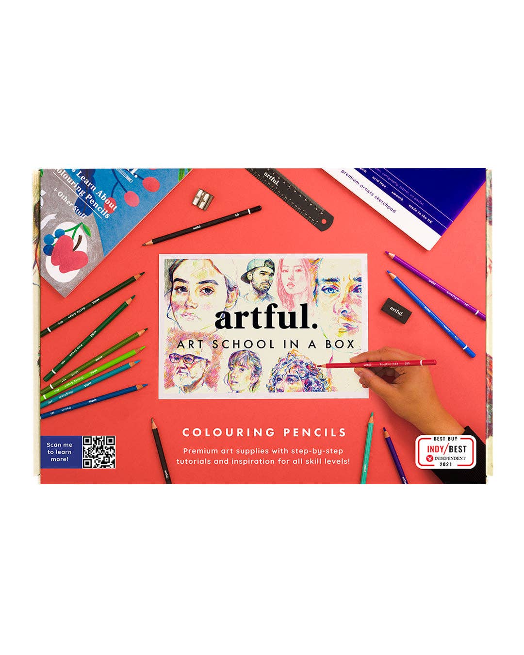 Artful: Art School in a Box - Colouring Pencil Edition