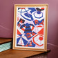 A3 poster - Virginie Morgand - Beach (pink version)