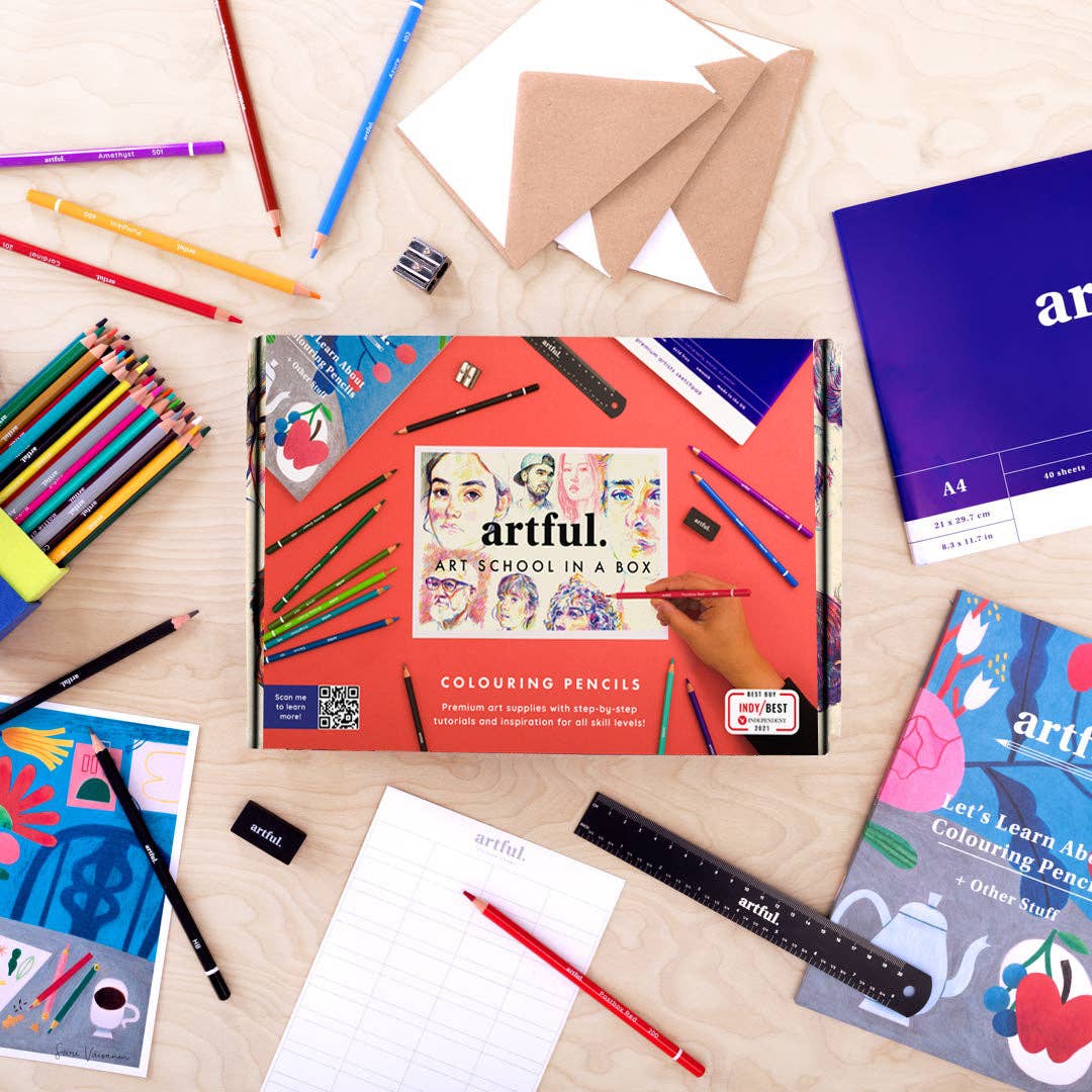Artful: Art School in a Box - Colouring Pencil Edition