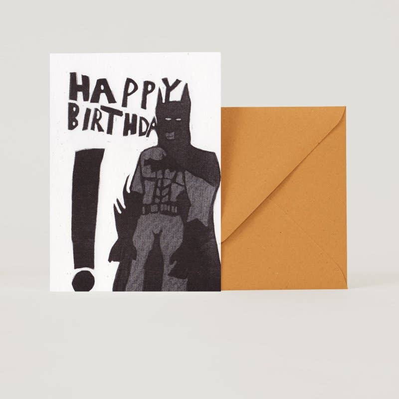 Happy Birthday Batman Folding Card