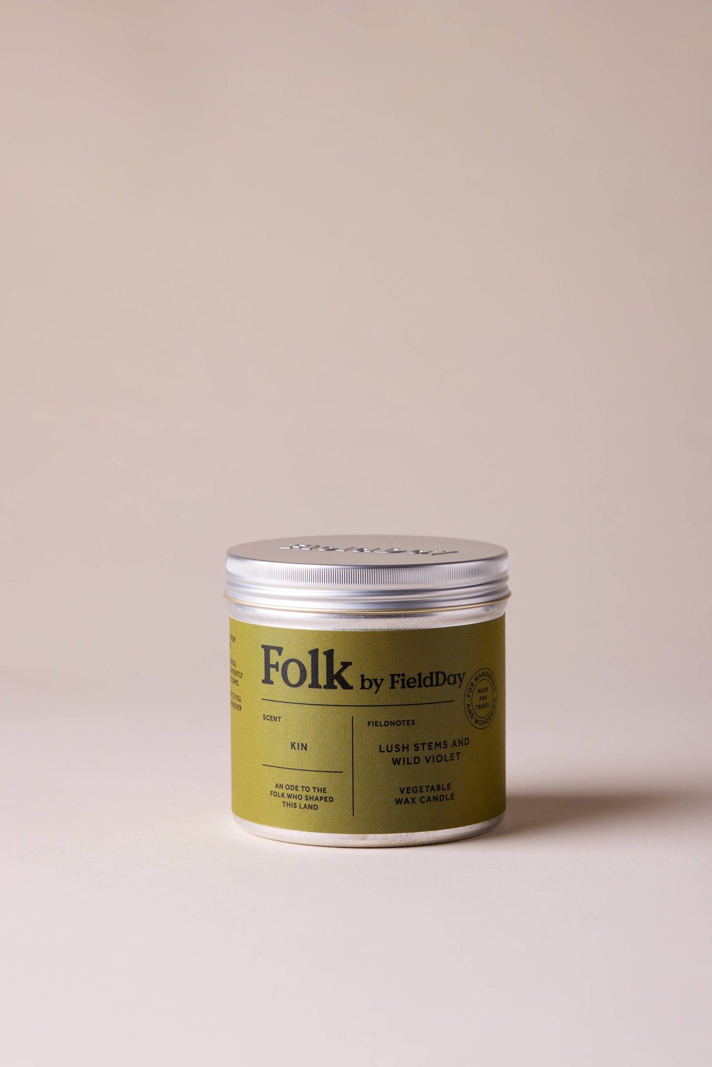 FieldDay: Kin Vegetable Wax Folk Tin Candle
