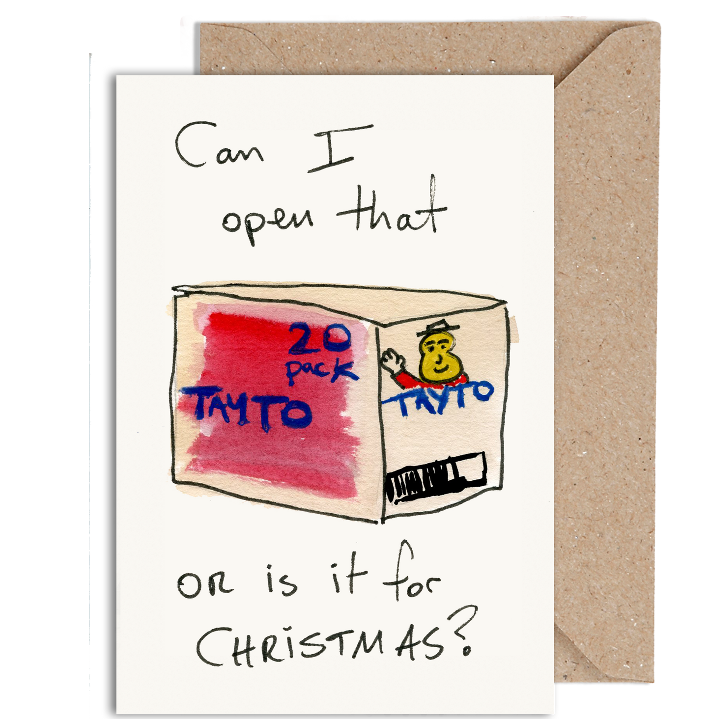 Weird Watercolours: Can I Open That Or Is It For Christmas?