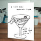 Funny Birthday Card - Time To Relax Greetings Card