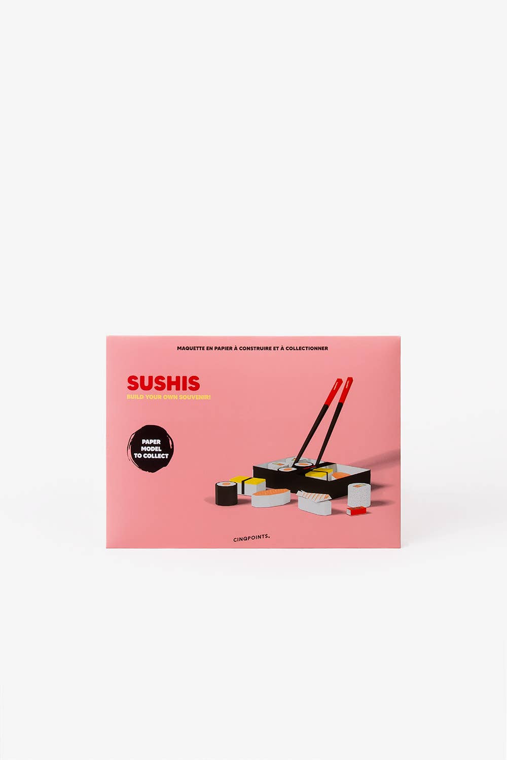 Sushis Christmas Gift 3D Paper Craft to build