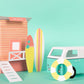 Holiday Diy and Craft Gift to Color and Build - Malibu