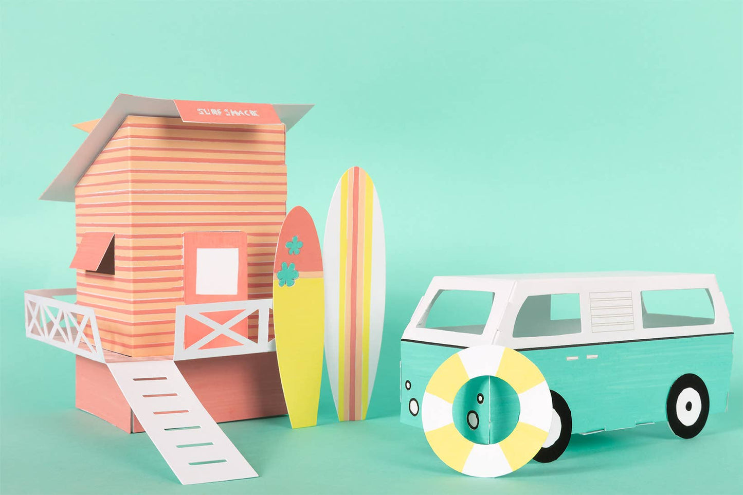 Holiday Diy and Craft Gift to Color and Build - Malibu