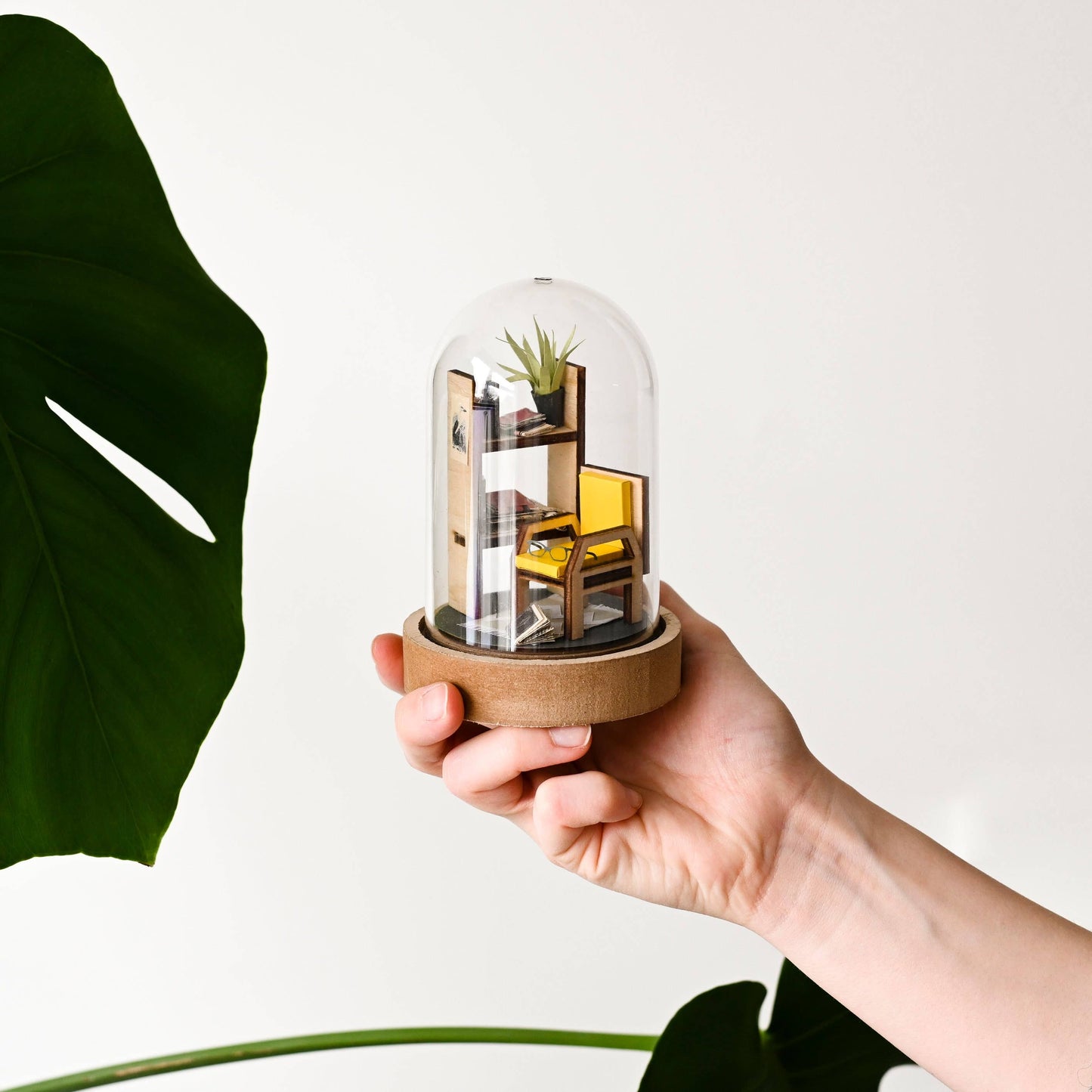 DIY library paper craft kit, adult craft kit