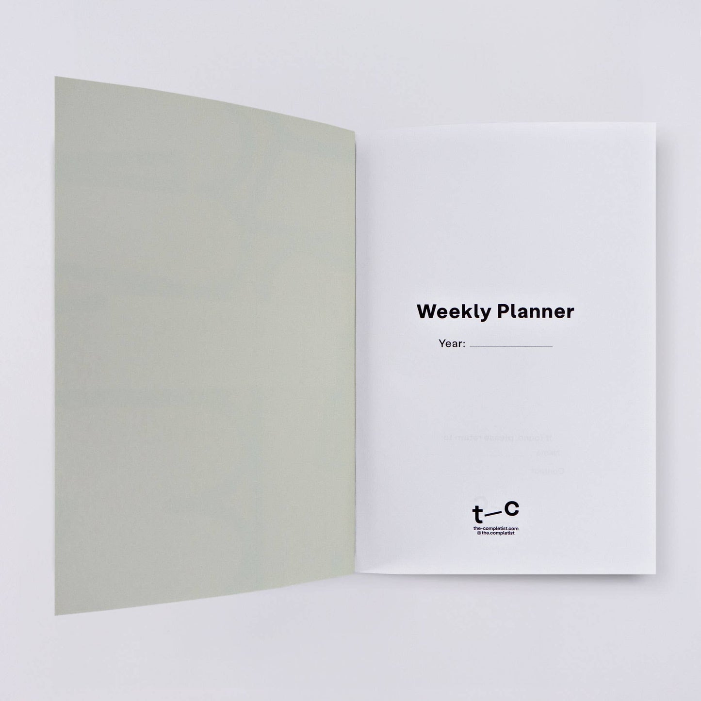 Completist Weekly Planner: Hinoki