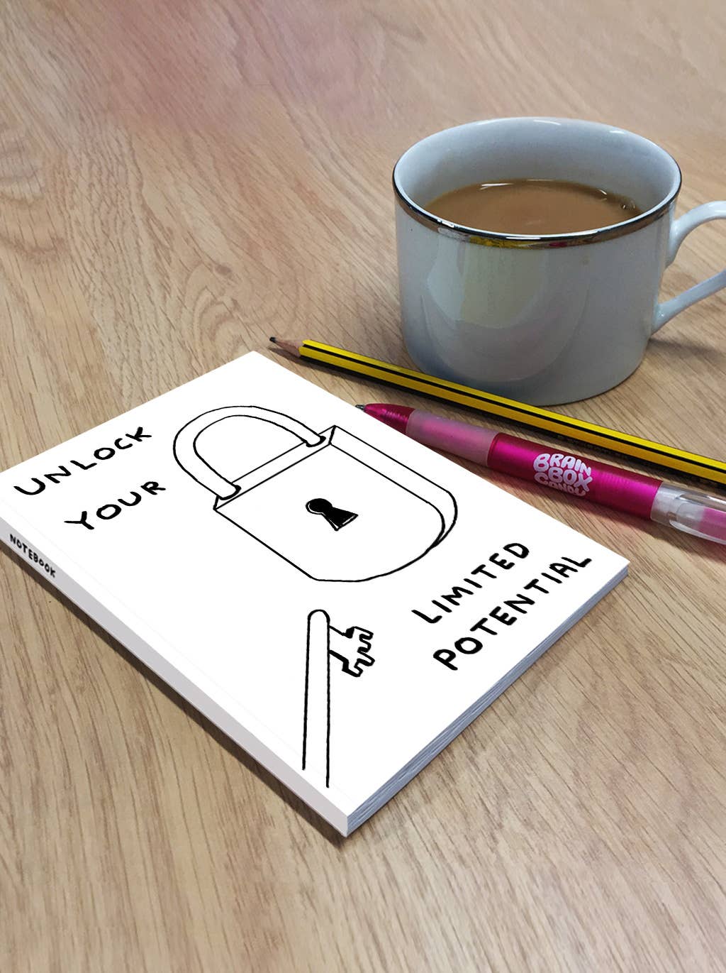 Funny Gift - David Shrigley A6 Notebook - Limited Potential
