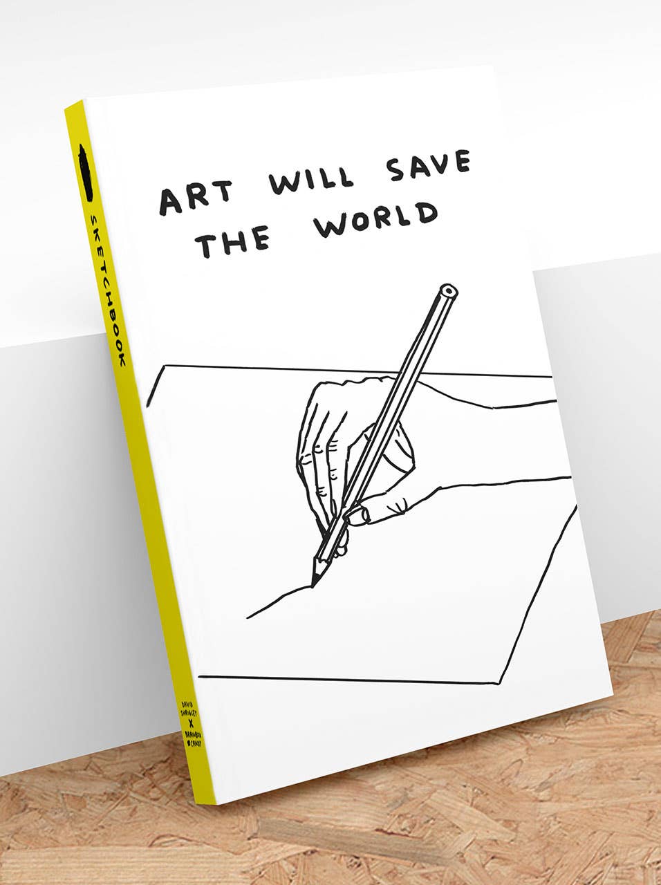 Funny Gift - Art Save The World Sketchbook by David Shrigley