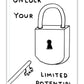 Funny Gift - David Shrigley A6 Notebook - Limited Potential