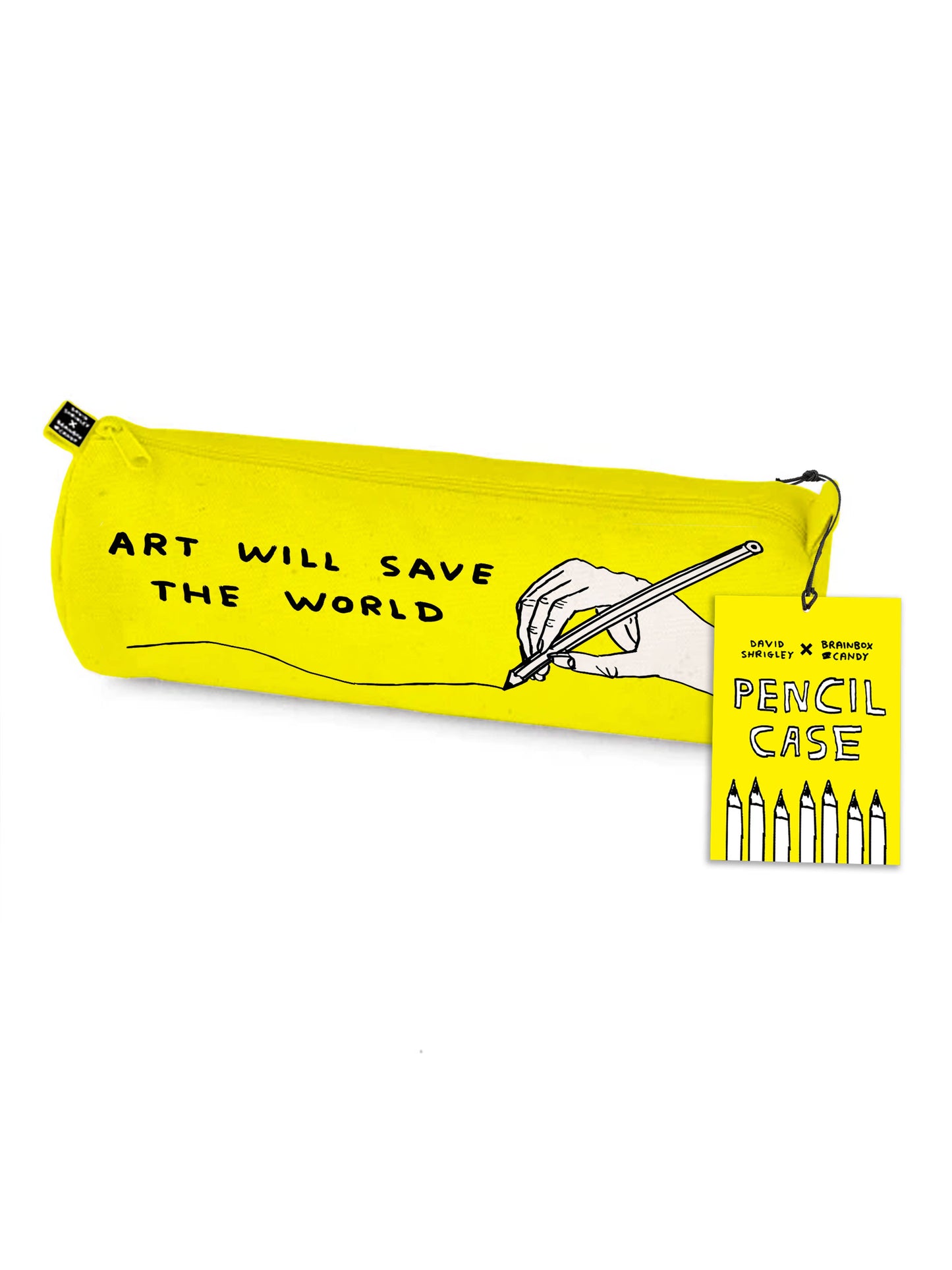 Funny Gift - David Shrigley - Art Save The World Pencil Case