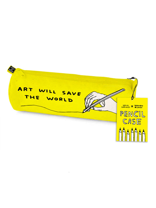 Funny Gift - David Shrigley - Art Save The World Pencil Case