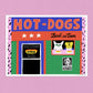 POSTER 30X40 CM - HOTDOGS - AFF76