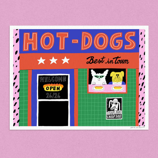 POSTER 30X40 CM - HOTDOGS - AFF76