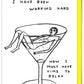 Funny Birthday Card - Time To Relax Greetings Card